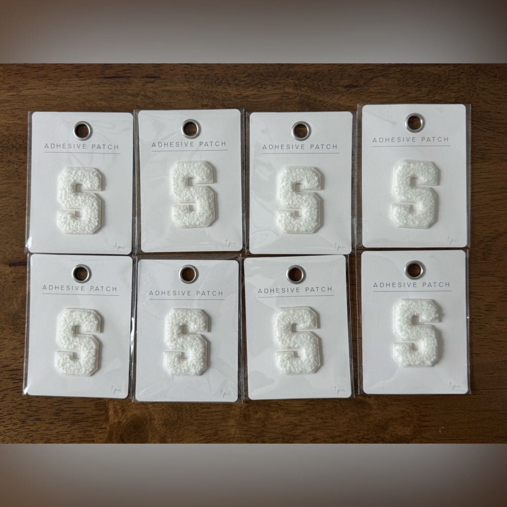 8 “S” Adhesive Patches